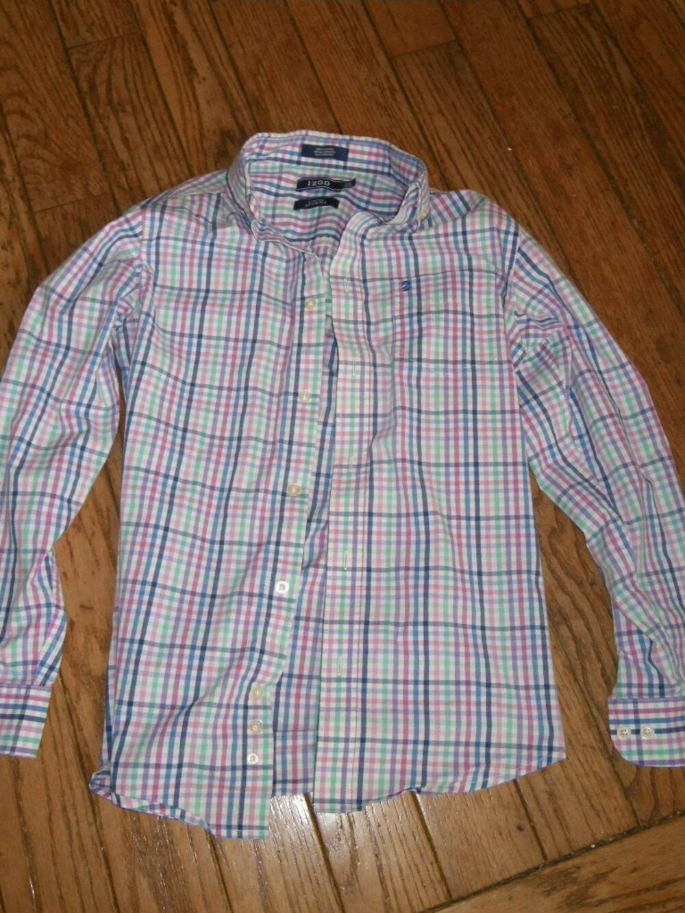 Boy’s Teen’s Cotton Blend Plaid Button Up Shirt